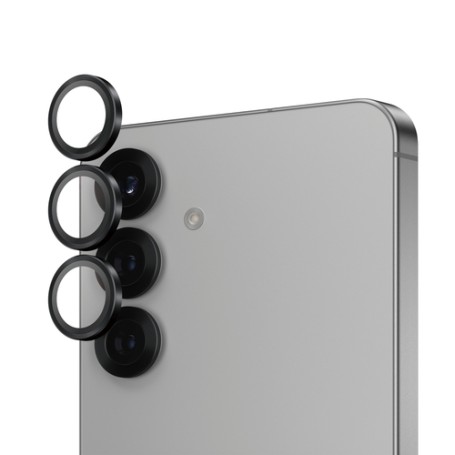 PanzerGlass ® Hoops® Black Camera Lens Protector Samsung Galaxy S25 Pellicola proteggischermo trasparente 1 pz (PGRHOBLG38388)