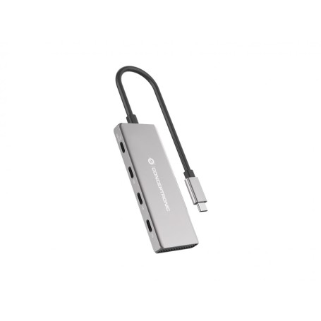 Conceptronic HUBBIES16G hub di interfaccia USB 3.2 Gen 2 (3.1 Gen 2) Type-C 10000 Mbit/s Grigio