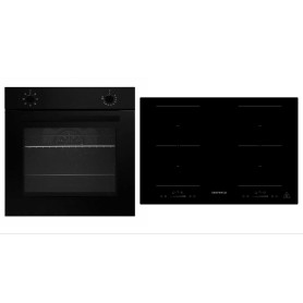 Respekta Forno Piano Cottura Nero Opaco Induzione 77 cm Incasso Autosufficiente (0120ASET121M8800I)