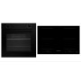 Respekta Forno Piano Cottura Nero Opaco Induzione 77 cm Incasso Autosufficiente (0120ASET121M8800I)
