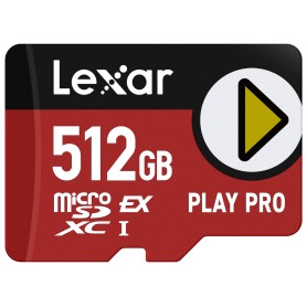 Lexar PLAY PRO microSDXC 512 GB UHS-I Classe 3 (LMSXPS0512G-BNNNG) Lexar PLAY PRO microSDXC 512 GB UHS-I Classe 3 (LMSXPS0512G-BNNNG)
