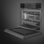 SMEG SO6104APB3 Omnichef | Incasso 60 cm | 150 programmi automatici | Forno a vapore | Microonde | Nero intenso