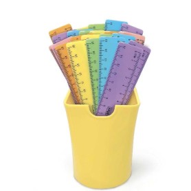 BARATTOLO 36PZ RIGHELLI 15CM PASTEL (81072) BARATTOLO 36PZ RIGHELLI 15CM PASTEL (81072)