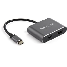 StarTech.com Adattatore multiporta da USB-C a Mini DisplayPort o HDMI - 4K 60Hz (CDP2HDMDP) StarTech.com Adattatore multiporta da USB-C a Mini DisplayPort o HDMI - 4K 60Hz (CDP2HDMDP)