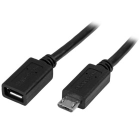 StarTech.com Cavo prolunga Micro USB maschio a femmina - Cavo di estensione micro-USB di 50cm - Nero (USBUBEXT50CM) StarTech.com Cavo prolunga Micro USB maschio a femmina - Cavo di estensione micro-USB di 50cm - Nero (USBUBEXT50CM)