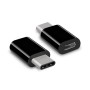 Hamlet XADTC-UM-MF adattatore per inversione del genere dei cavi USB-C Micro USB Nero (XADTC-UM-MF)