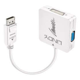 Lindy 41028 cavo e adattatore video DisplayPort DVI-D + VGA (D-Sub) + HDMI Nero (41028) Lindy 41028 cavo e adattatore video DisplayPort DVI-D + VGA (D-Sub) + HDMI Nero (41028)