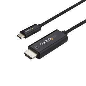 StarTech.com Cavo Adattatore USB-C a HDMI - 4K 60Hz da 1m - Nero (CDP2HD1MBNL) StarTech.com Cavo Adattatore USB-C a HDMI - 4K 60Hz da 1m - Nero (CDP2HD1MBNL)