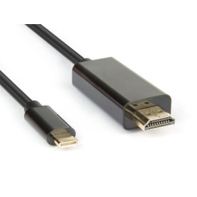 Hamlet XVAUC-HDM4K20 cavo e adattatore video 2 m USB tipo-C HDMI tipo A (Standard) Nero (XVAUC-HDM4K20) Hamlet XVAUC-HDM4K20 cavo e adattatore video 2 m USB tipo-C HDMI tipo A (Standard) Nero (XVAUC-HDM4K20)