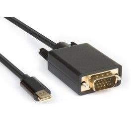 Hamlet XVAUC-VGA20 cavo e adattatore video 2 m USB tipo-C VGA (D-Sub) Nero (XVAUC-VGA20) Hamlet XVAUC-VGA20 cavo e adattatore video 2 m USB tipo-C VGA (D-Sub) Nero (XVAUC-VGA20)