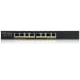 Zyxel GS1915-8EP Gestito L2 Gigabit Ethernet (10/100/1000) Supporto Power over Ethernet (PoE) Nero (GS1915-8EP-EU0101F)