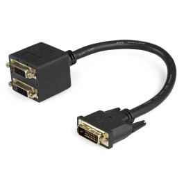 StarTech.com Cavo splitter video digitiale DVI-D a 2 DVI-D da 30 cm - M/F (DVISPL1DD) StarTech.com Cavo splitter video digitiale DVI-D a 2 DVI-D da 30 cm - M/F (DVISPL1DD)