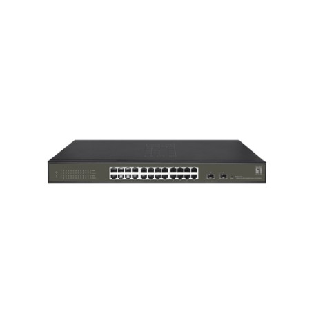 LevelOne GES-2126 switch di rete Gestito L2 Gigabit Ethernet (10/100/1000) Nero (GES-2126)