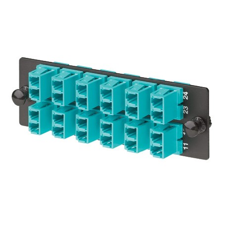Panduit FAP12WAQDLCZ adattatore di fibra ottica LC Nero (FAP12WAQDLCZ)