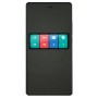 Wiko WKPRFIBK5460 custodia per cellulare Custodia a libro Nero (WKPRFIBK5460)