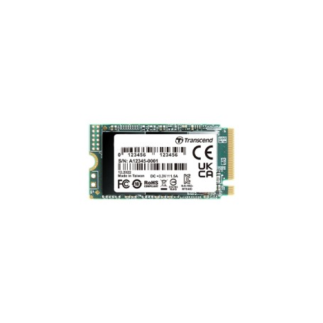 Transcend PCIe SSD 400S M.2 512 GB PCI Express 3D NAND NVMe (TS512GMTE400S)