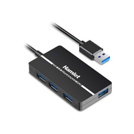 HUB USB3.0 SLIM 4 PORTE 5.0GBPS (XHUB-04U3)