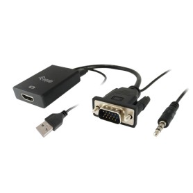 Equip 119038 cavo e adattatore video 0,2 m VGA (D-Sub) + 3.5mm DVI-D + USB Nero Equip 119038 cavo e adattatore video 0,2 m VGA (D-Sub) + 3.5mm DVI-D + USB Nero