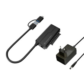 Conceptronic ABBY21B adattatore per inversione del genere dei cavi USB Type-A SATA 22-pin Nero Conceptronic ABBY21B adattatore per inversione del genere dei cavi USB Type-A SATA 22-pin Nero