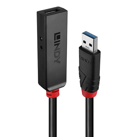 Lindy 43402 hub di interfaccia USB 3.2 Gen 1 (3.1 Gen 1) Type-C 5000 Mbit/s Nero