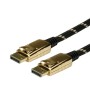 ROLINE 11.04.5644 cavo DisplayPort 1 m Nero, Oro