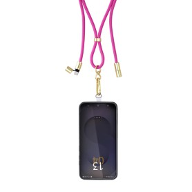 Intenso Handykette als Lade- + Datenkabel USB-C bis 1,65m neon pink cavo USB USB C Rosa (7991004)