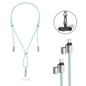 Intenso Handykette als Lade- + Datenkabel USB-C bis 1,65m grün cavo USB USB C Verde (7991007)