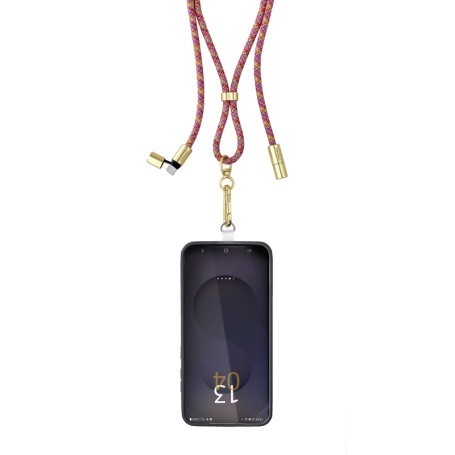 Intenso Handykette als Lade- + Datenkabel USB-C bis 1,65m neon mix cavo USB USB C Multicolore (7991005)