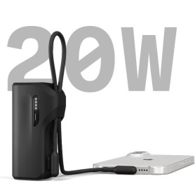 BATTERY BANK USB-C 5K CABLE BLACK (CY5356PBCHE)