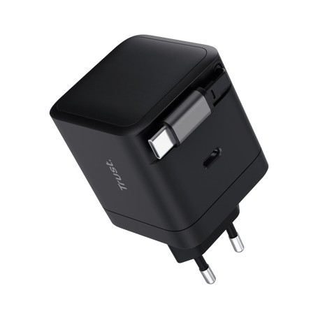 Trust Maxo Caricabatteria retrattile USB-C PD da 65 W (25805)