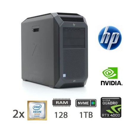 HP Z8 G4 2X XEON 6138/128/NVME1TB/RTX4000/W11P/2Y (008512PCR-EU)