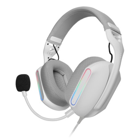 Mars Gaming MH-PROW Auricolare Cablato A Padiglione USB tipo A Bianco (MHPROW)
