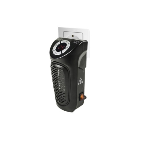 Argoclima MIO stufetta elettrica Interno Nero 350 W Riscaldatore ambiente elettrico a infrarossi (191070201)