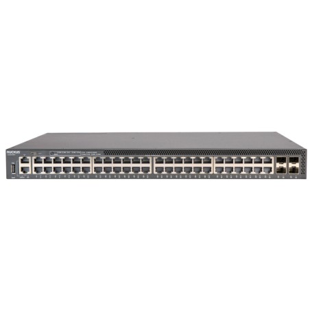 RUCKUS Networks ICX8200-48PF2 Gestito Gigabit Ethernet (10/100/1000) Supporto Power over Ethernet (PoE) Nero (ICX8200-48PF2-E2)