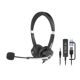 RENOVA CUFFIA BUSINESS USB-A + USB-C E JACK AUDIO (HHEADM-UJX)