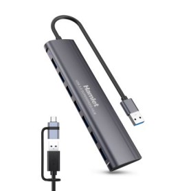 HUB USB 3.0 7 PORTE IN ALLUMINIO USB-A + USB-C (XHUB-07A3CX)