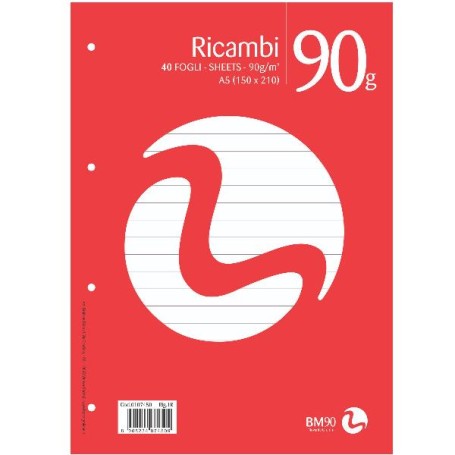RICAMBI NON RINF. A5 90GR R. 1 R (0107450)