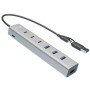 i-tec USB-C/USB-A Charging Metal HUB 7 port (3x USB-C, 4x USB-A) (CAHUBMETAL7)