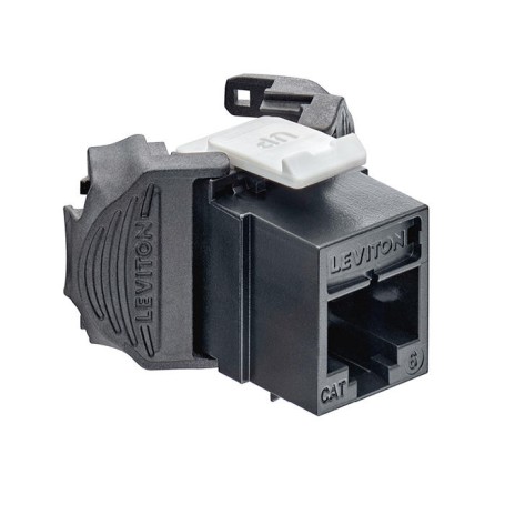 Leviton AX61U-GE6 cavo di collegamento RJ-45 Nero