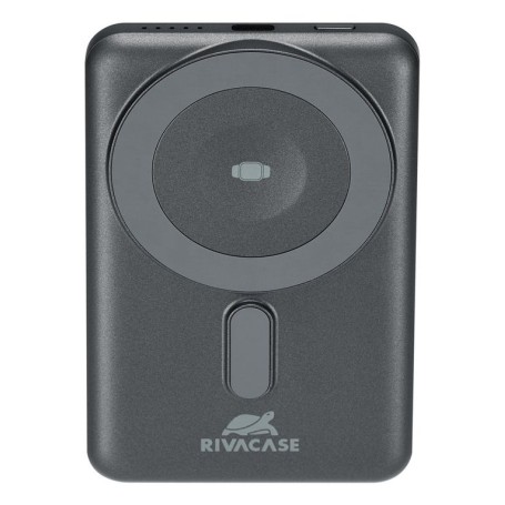 Rivacase VA2607 batteria portatile Polimeri di litio (LiPo) 5000 mAh Carica wireless Nero, Grigio