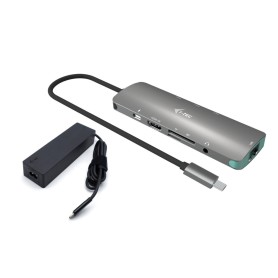 i-tec USB-C Metal Nano Docking Station 4K HDMI LAN with Power Delivery 100W + Universal Charger 100W (C31NANOLANPD100)