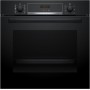 Bosch Serie 4 HQA574BB3 Forno con vapore da incasso 60 x 60 cm Nero Classe A+