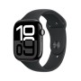 Watch Series 10 (schwarz (glnzend), Aluminium, 46 mm, Sportarmband schwarz S/M) (MWWP3QF/A)
