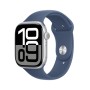 Watch Series 10 (silber, Aluminium, 46 mm, Sportarmband Denim S/M, Cellular) (MWY03QF/A)