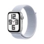 Watch SE (silber, Aluminium, 44 mm, Sport Loop blaue Wolke) (MXET3QF/A)
