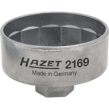 lfilterschlssel 2169, 3/8" und Sechskant 27mm (fr lfilter 14kant, 74,4mm)