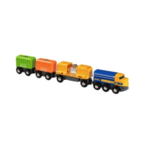 BRIO Three-Wagon Cargo Train (33982) (63398200)