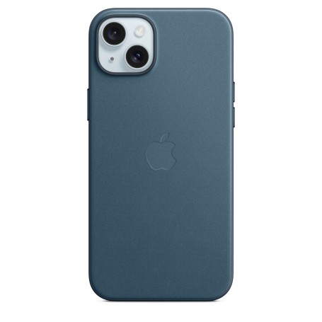 Feingewebe Case mit MagSafe (blau, iPhone 15 Plus) (MT4D3ZM/A)