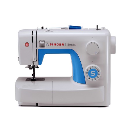 Mechanische Nhmaschine Simple 3221 (wei/hellblau)