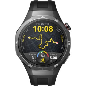 Watch GT5 PRO 46mm (Vili-B29F) (grau, Gehuse aus Titan und Keramik, schwarzes Fluorelastomerarmband) (55020DKD)